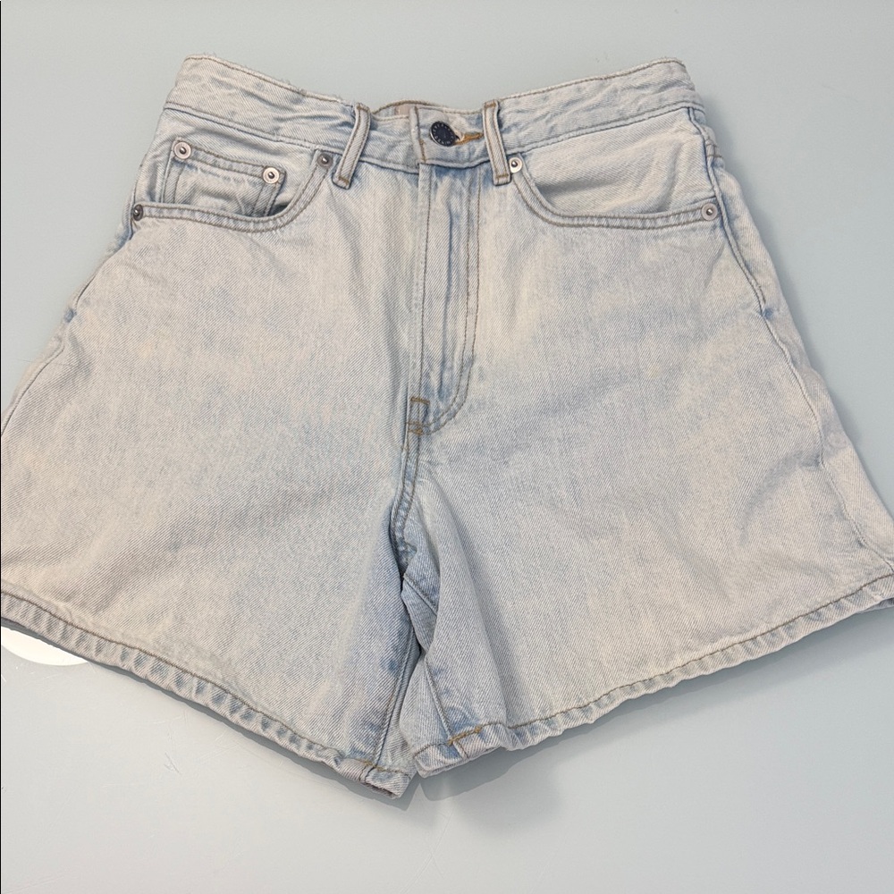 Everlane High Waisted Denim Shorts